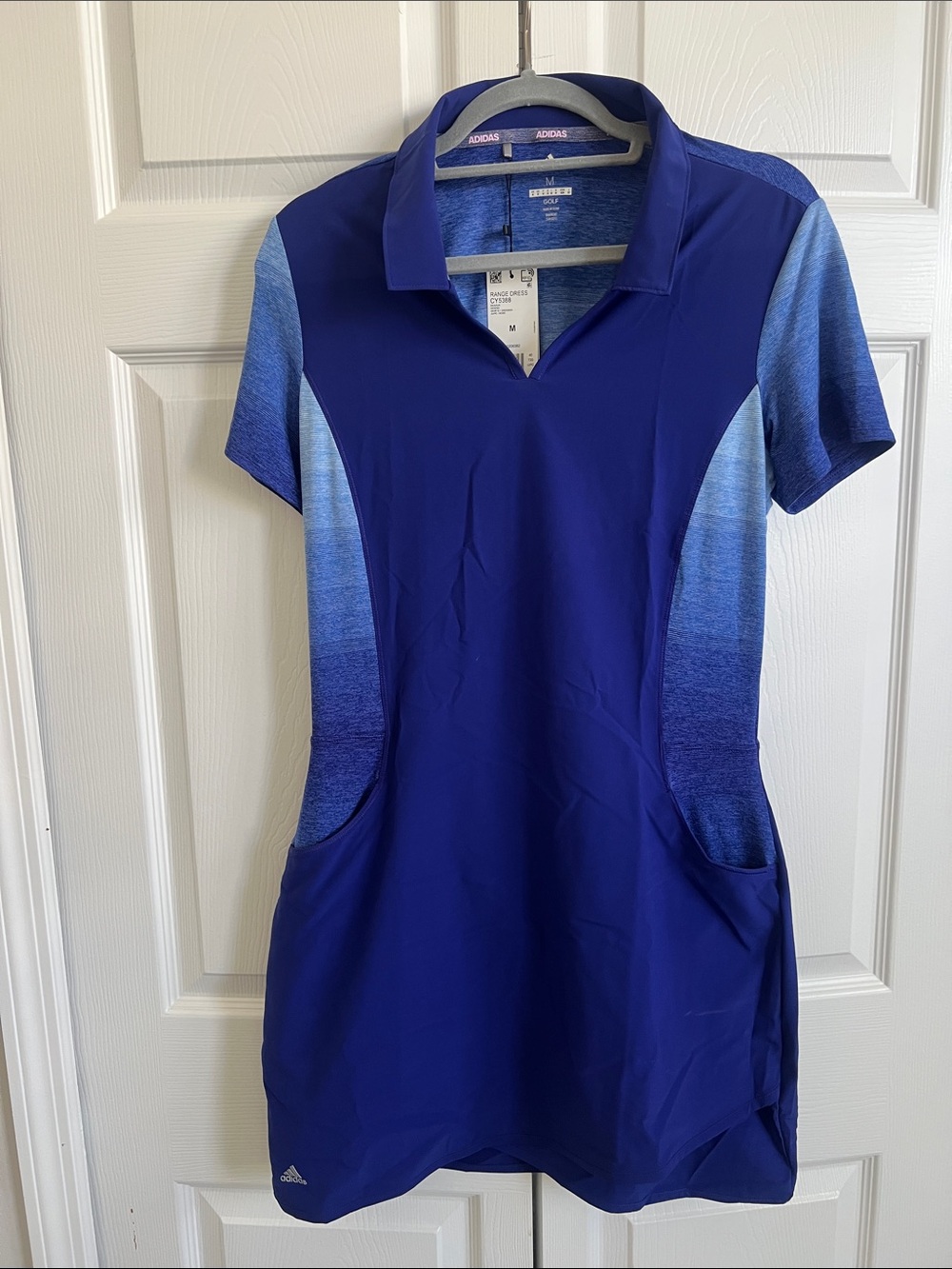 adidas Women's Royal/Light Blue Gradient Golf Dress